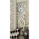 preview thumbnail 1 of 3, Silver Glass Glam Wall Clock 42 x 13 x 1