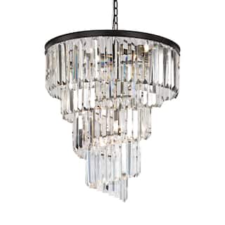 Elk Home Palacial Oil Rubbed Bronze With Crystal 9 Light Chandelier