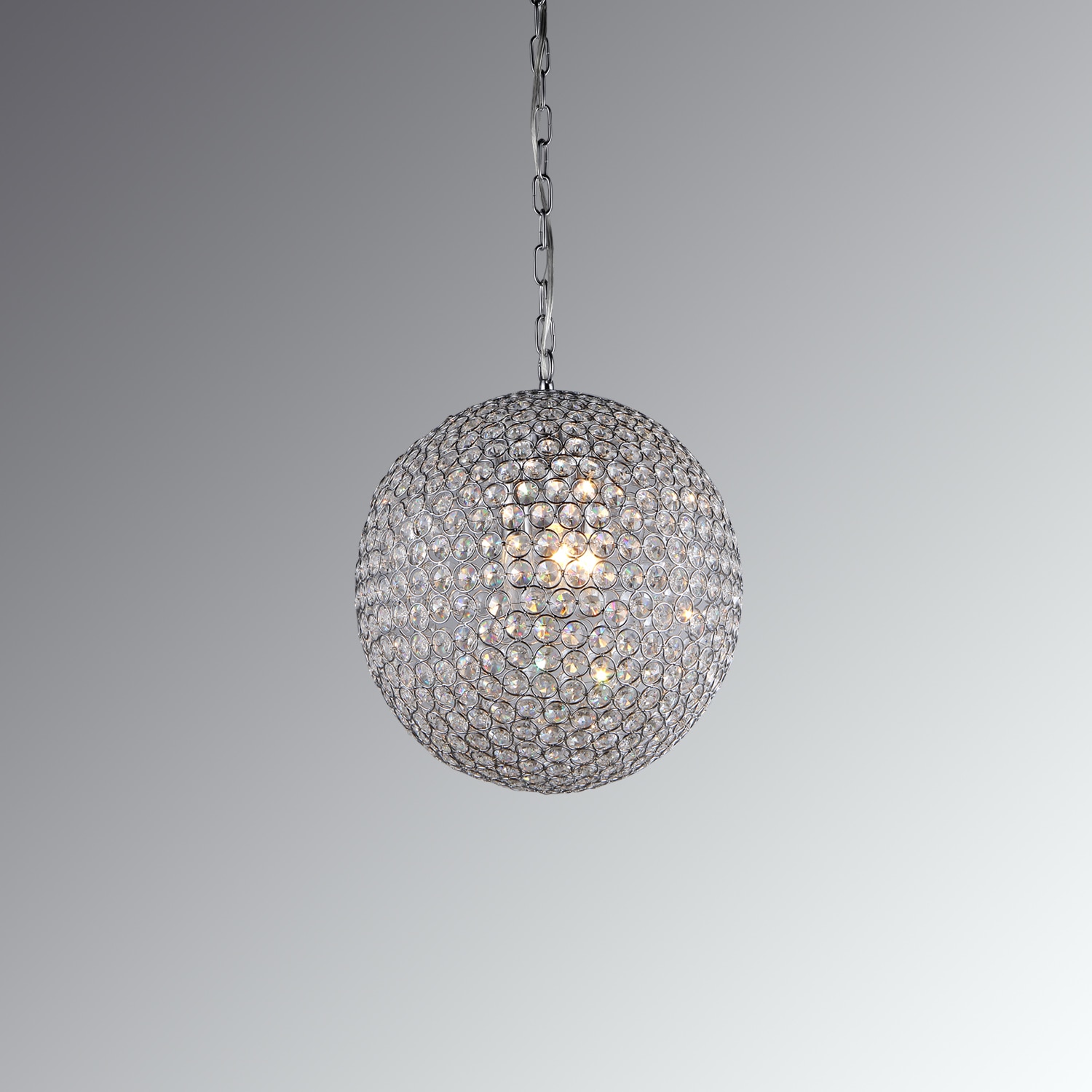 Gertrude 3-light Crystal 12-inch Chrome-finish Chandelier (Crystal 12-inch Chrome-finish Chandelier) - Chandeliers For Bedrooms by Overstock.com