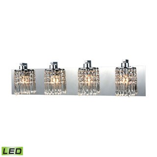 Elk Home Optix Polished Chrome With Crystal Vanity Light