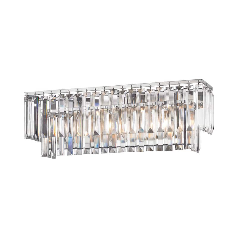 Elk Home Palacial Polished Chrome With Crystal 3 Light Vanity Light