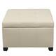 Cortez Fabric Storage Ottoman by Christopher Knight Home