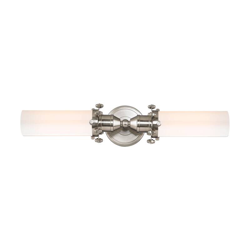 Elk Home Fulton Satin Nickel With Opal Glass 2 Light Vanity Light