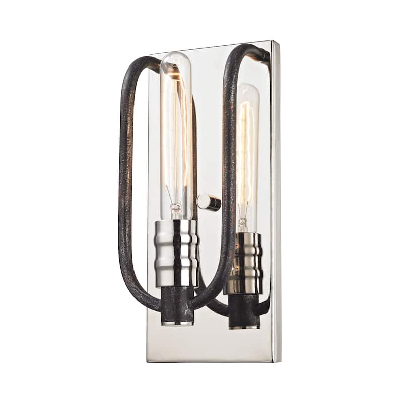 Elk Home Continuum Polished Nickel Metal 6 Inch Wide Sconce