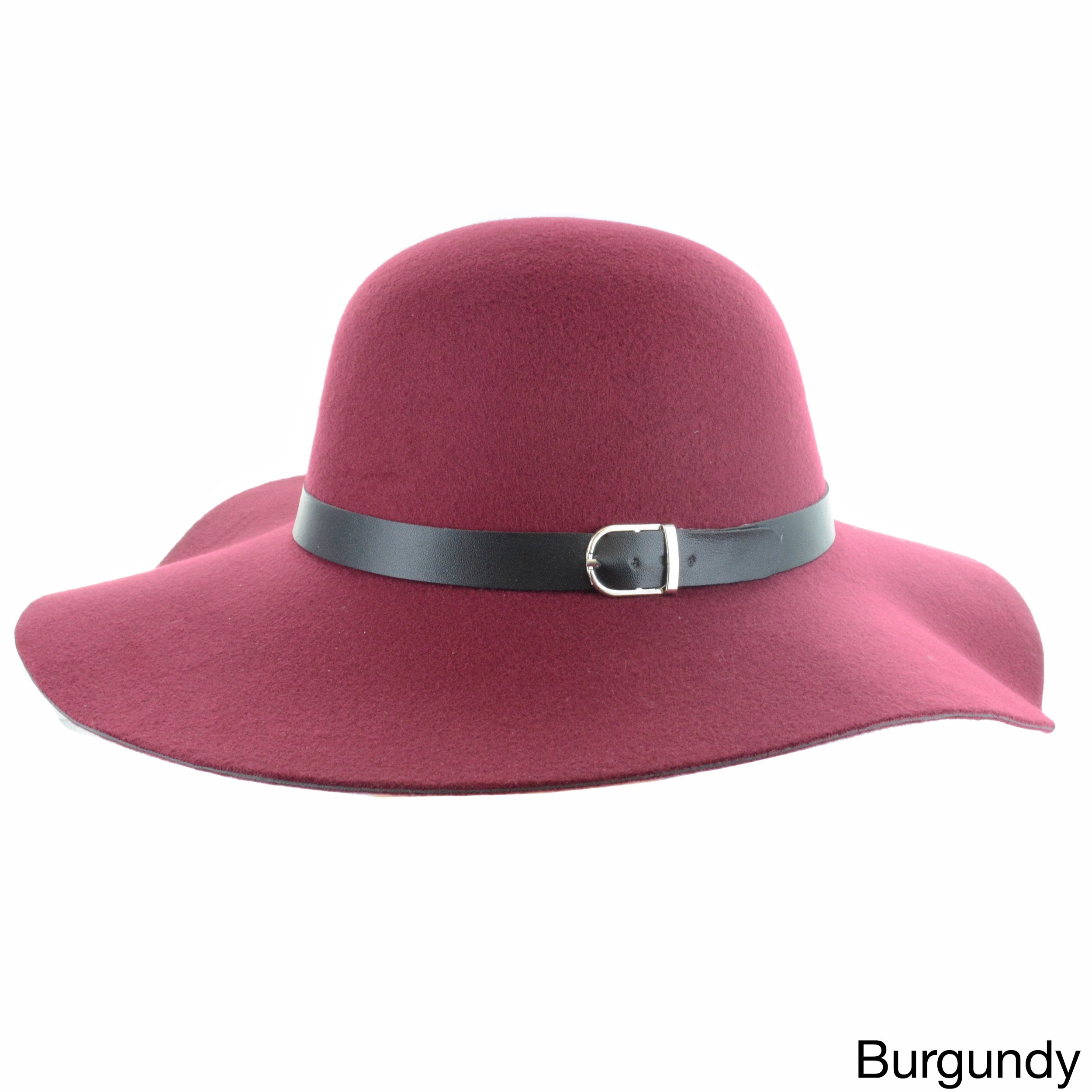 pink felt floppy hat