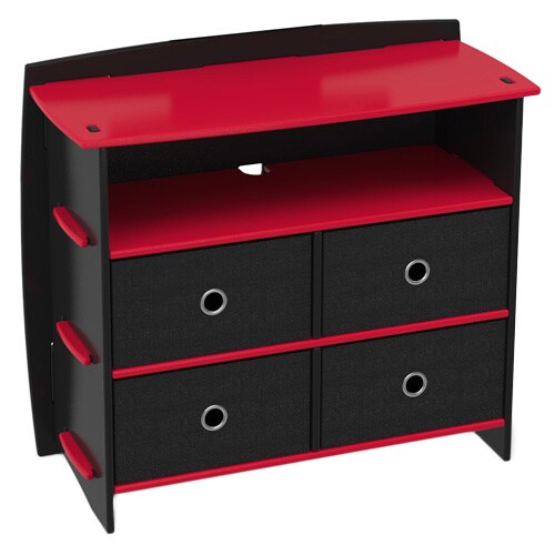 Shop Legare Kids Furniture Red Race Car Collection Four Drawer