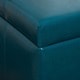 preview thumbnail 9 of 18, Cortez Faux Leather Storage Ottoman by Christopher Knight Home