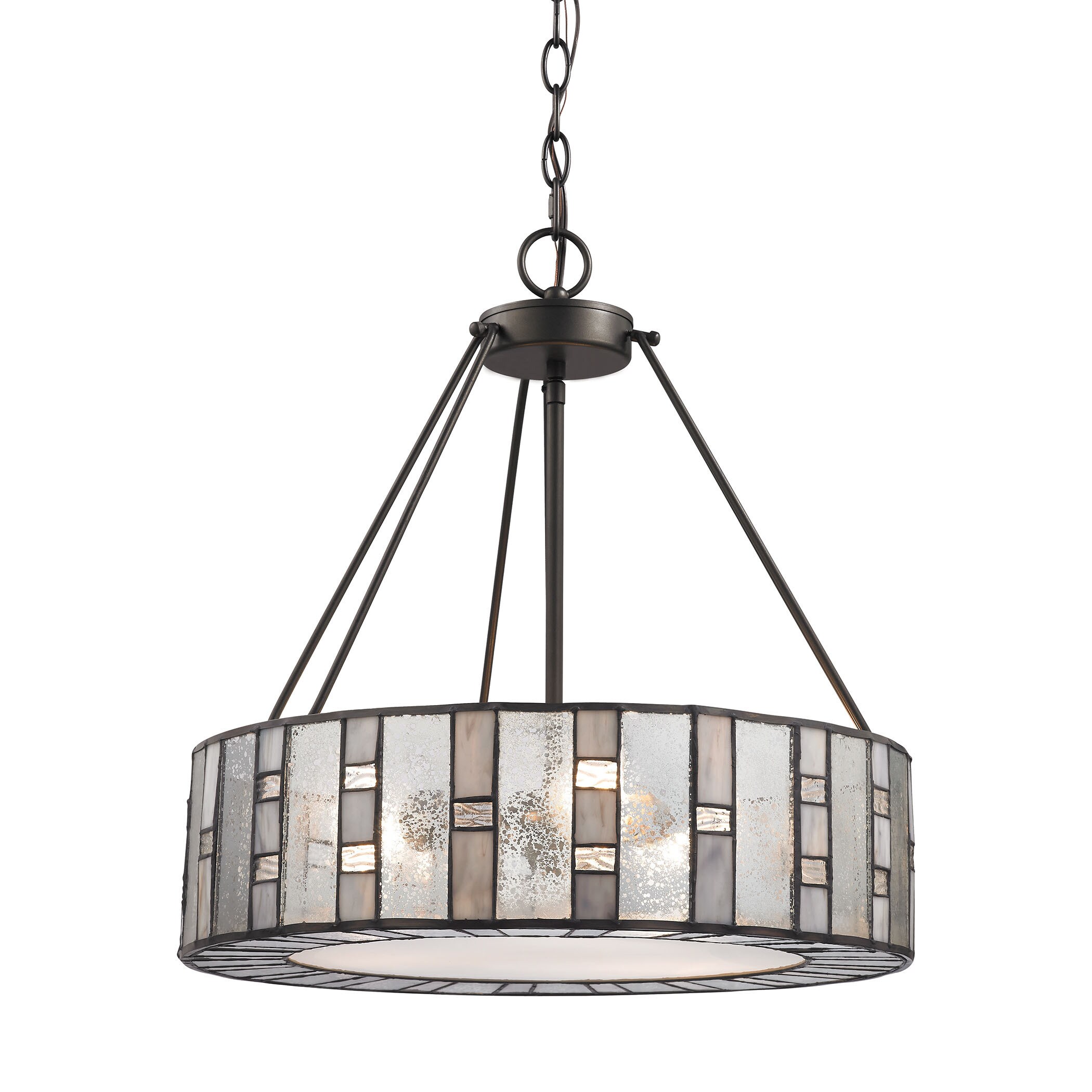Elk Ethan 3-light  LED Chandelier in Tiffany-style Bronze (Tiffany Bronze) - Chandeliers For Bedrooms by Overstock.com