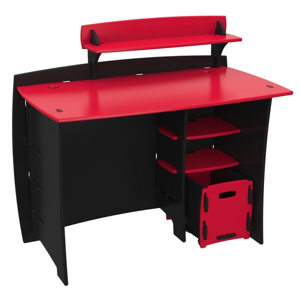 red kids desk