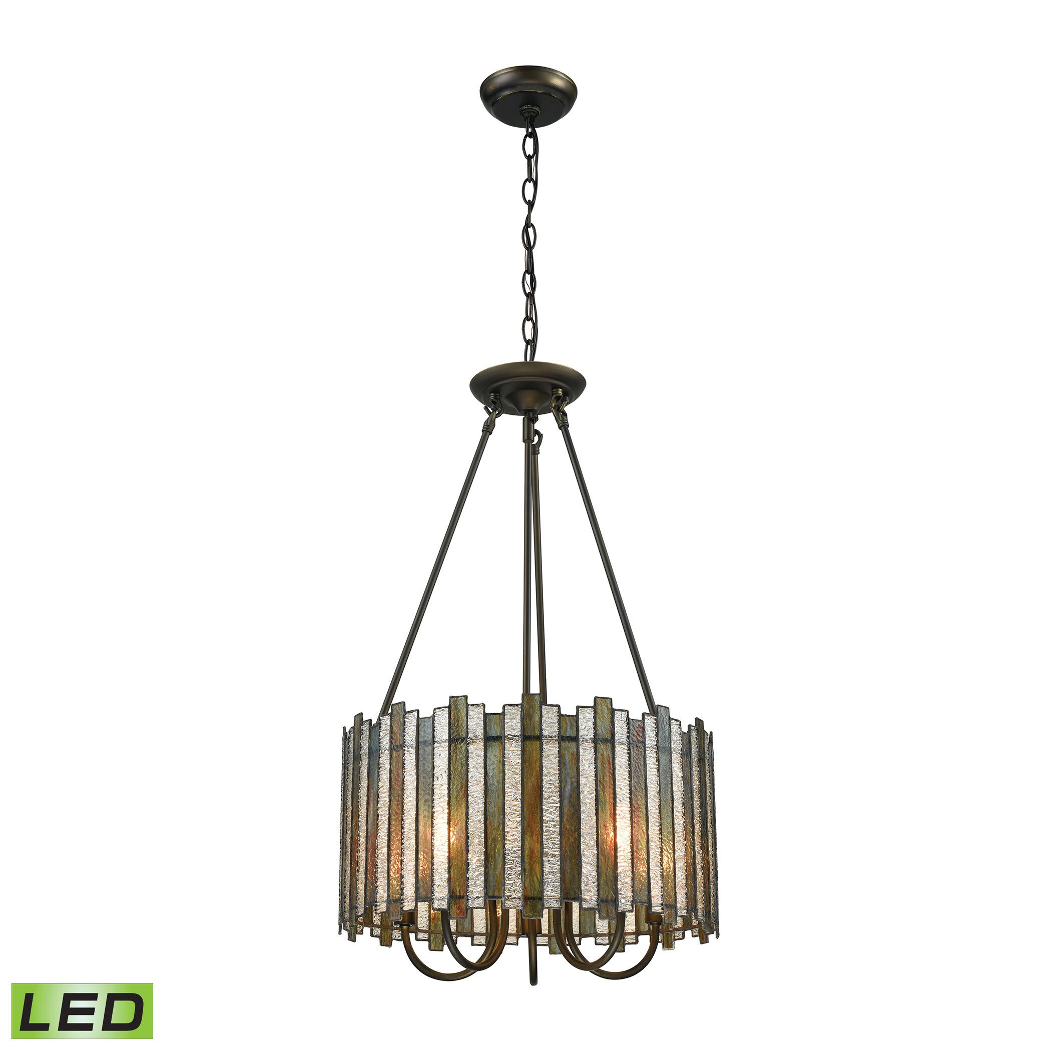 Elk Lineage 5-light LED Chandelier in Oil Rubbed Bronze (Oil Rubbed Bronze) - Chandeliers For Bedrooms by Overstock.com