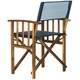 Safavieh Outdoor Living Laguna Blue Director Chair (Set of 2) - Thumbnail 4