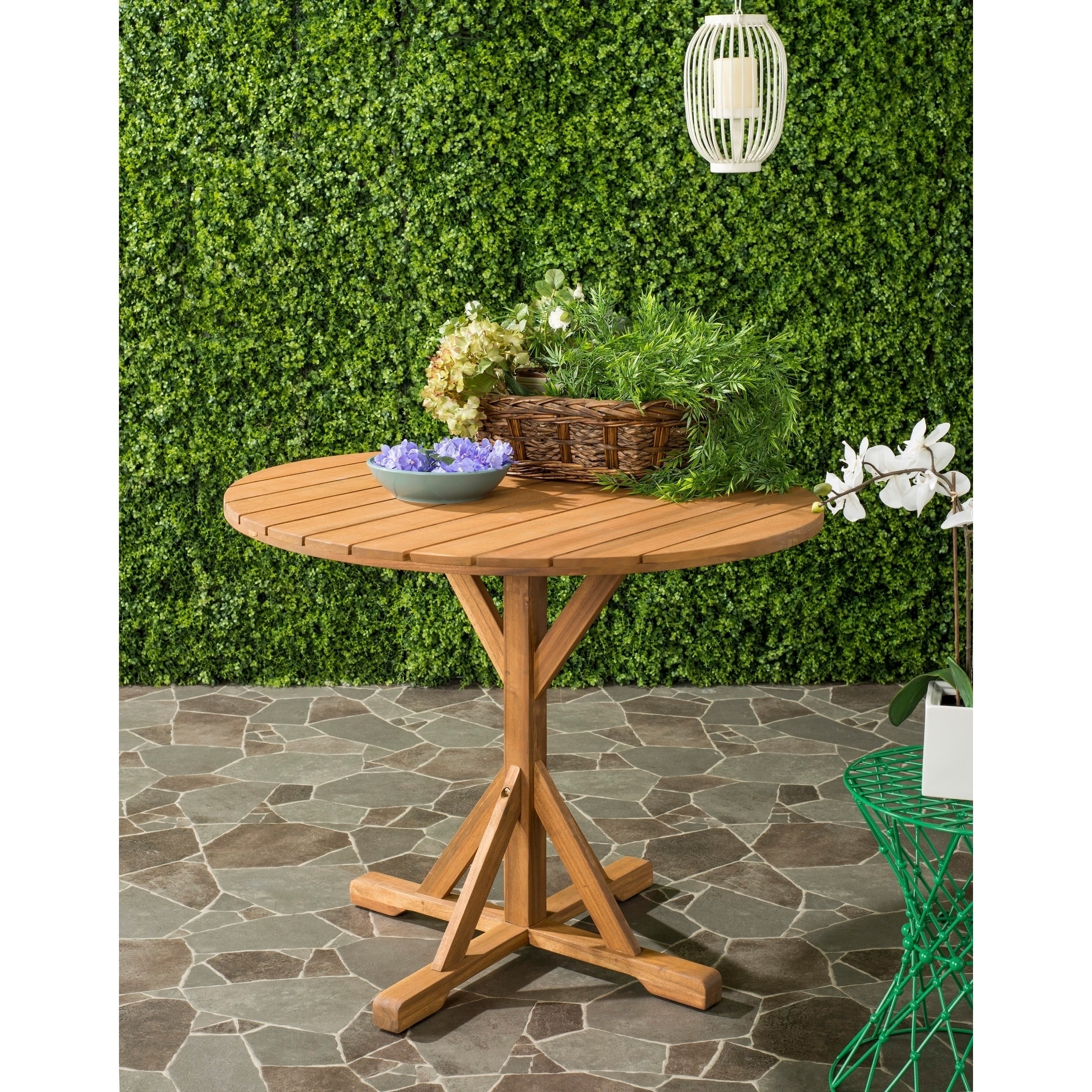 Safavieh Arcata Outdoor Round Table 35 4 X 29 1 Safavieh Arcata Outdoor Round Table