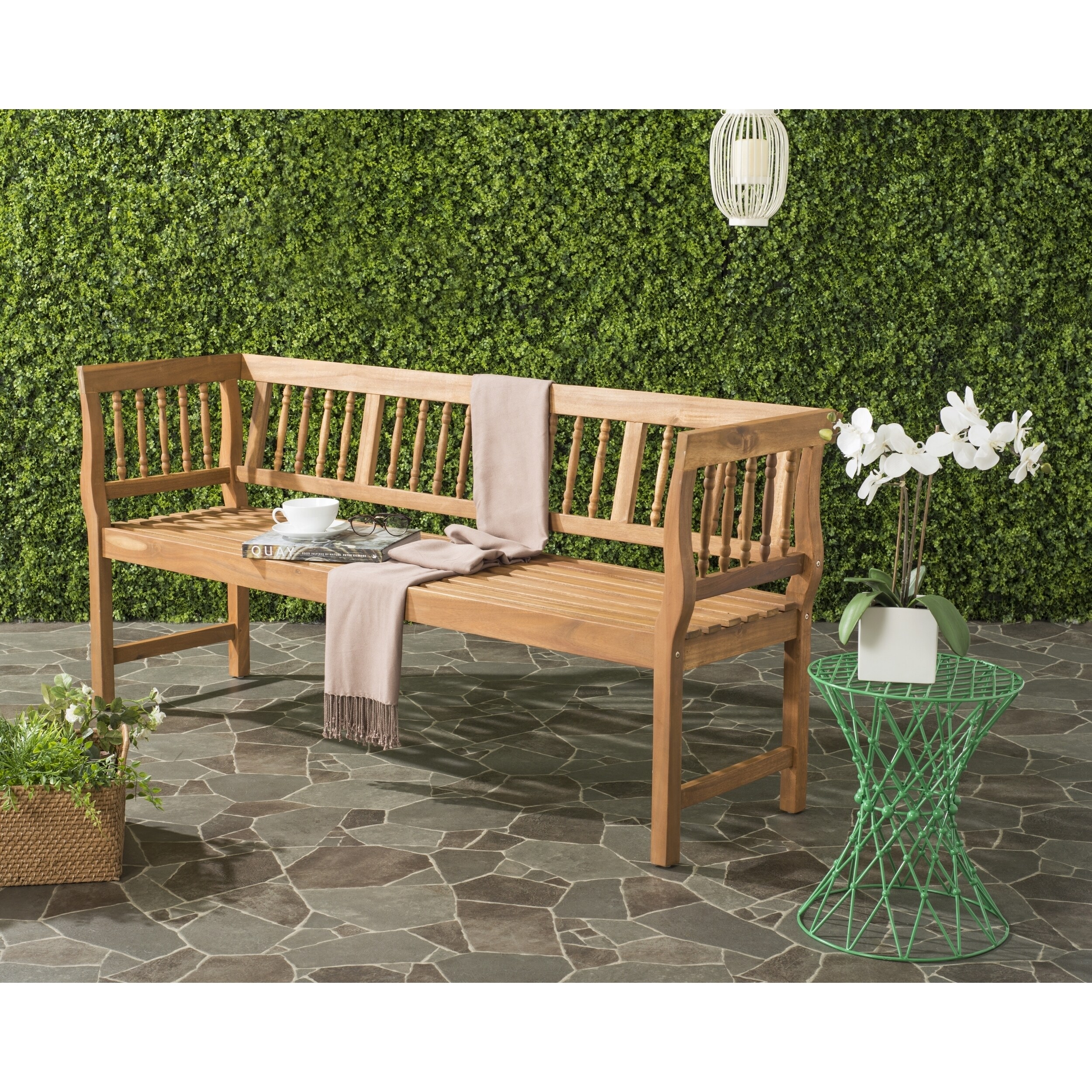 Shop Safavieh Brentwood Outdoor Bench - Free Shipping Today - Overstock