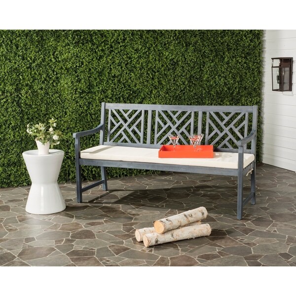 Shop Safavieh Outdoor Living Bradbury Ash Grey/ Beige 3 ... Shop Safavieh Outdoor Living Bradbury Ash Grey/ Beige 3 ... on Safavieh Outdoor Living Solano Sunlounger id=14337