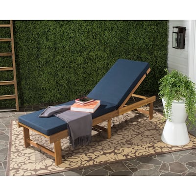 Buy Blue Teak Outdoor Chaise Lounges Online At Overstock Our