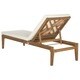 Safavieh Outdoor Living Azusa Brown/ Beige Sunlounger - 23.6" x 74.4" x 15.4" - Thumbnail 2