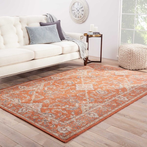 Shop HandKnotted Oriental Red Area Rug (8' X 10') 8' x 10' On Sale