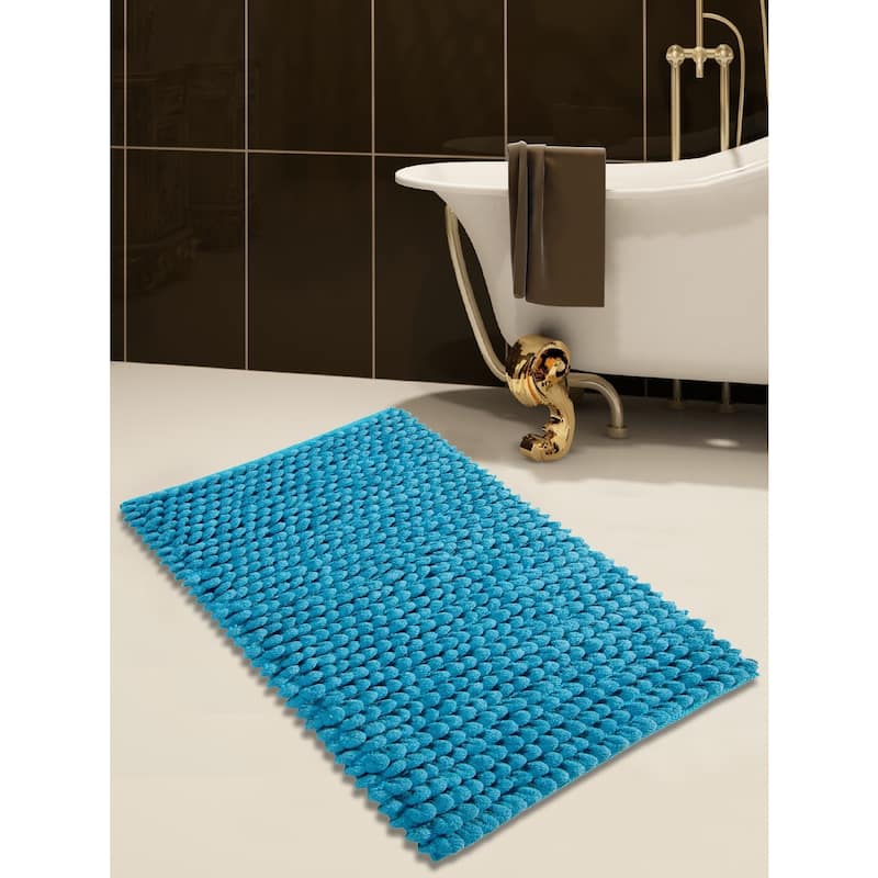 Saffron Fabs Bubbles Bath Rug