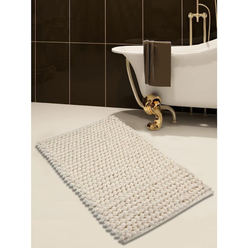 Saffron Fabs Bubbles Bath Rug