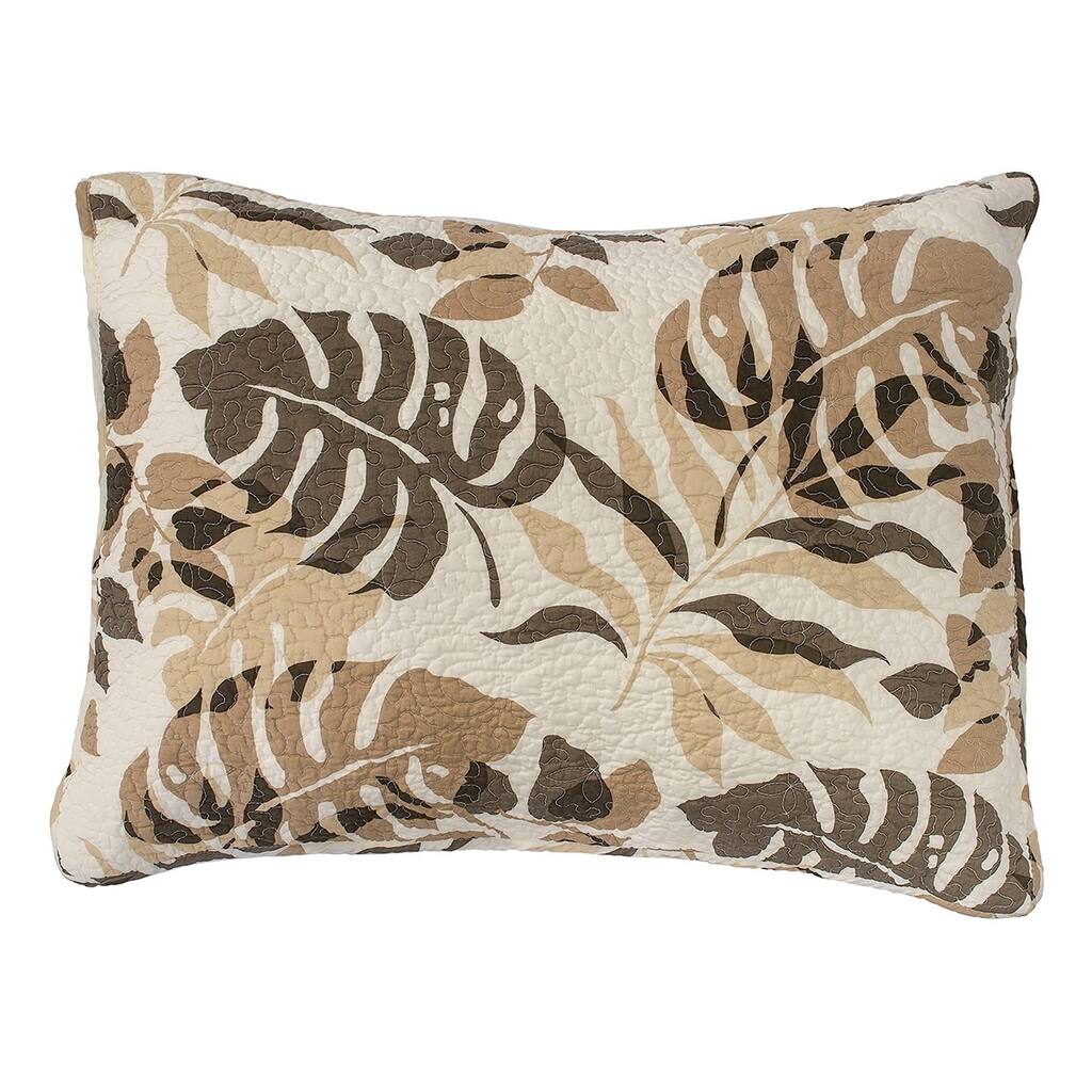 Silhouette Coastal Oversized Cotton Sham - Standard or Euro