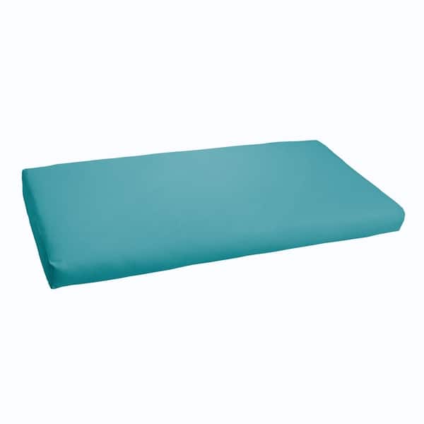 Sloane Aqua Blue 60-Inch Indoor/ Outdoor Corded Bench Cushion
