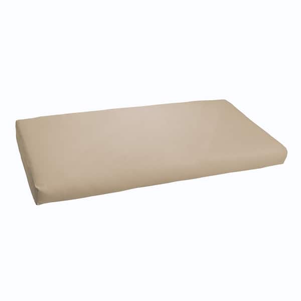 Blazing Needles 60-inch Solid Indoor Bench Cushion - Bed Bath
