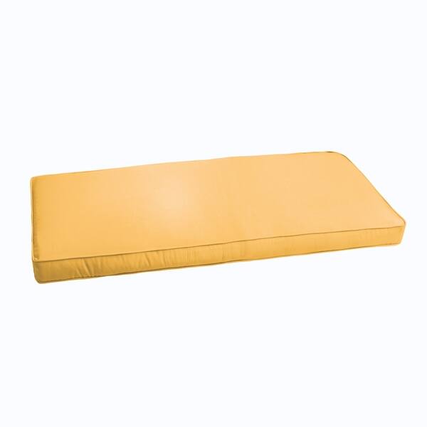 Shop Sloane Butter Yellow 48 Inch Indoor Outdoor Corded Bench