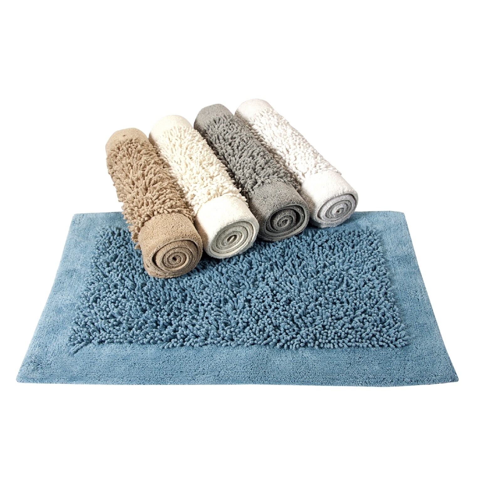 Shop Saffron Fabs Cotton And Chenille Noodle Bath Rug On Sale