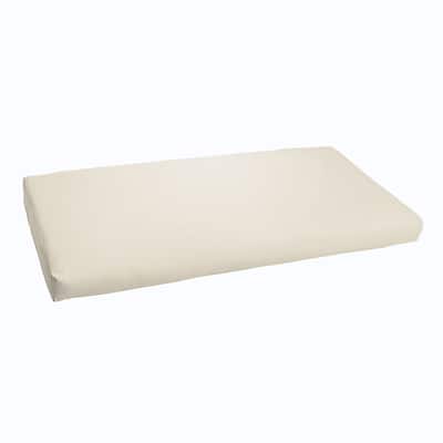 Sorra Home Sloane Ivory 48-inch Indoor/ Outdoor Bristol Bench Cushion