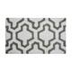 Saffron Fabs Cotton Quatrefoil Bath Rug