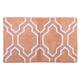 Saffron Fabs Cotton Quatrefoil Bath Rug
