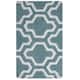 Saffron Fabs Cotton Quatrefoil Bath Rug