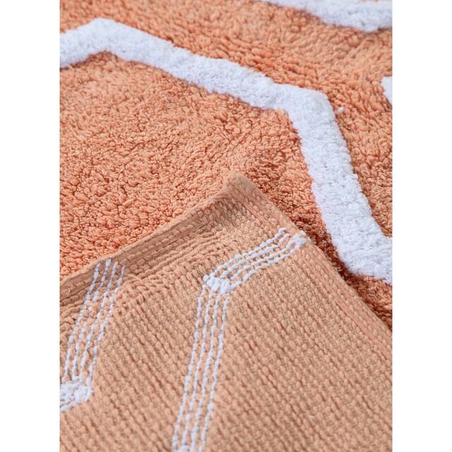 Saffron Fabs Cotton Quatrefoil Bath Rug