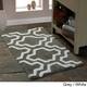 Saffron Fabs Cotton Quatrefoil Bath Rug