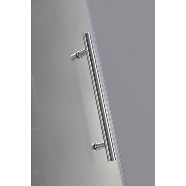 Aston Nautis 66 X 72 Inch Completely Frameless Hinged Shower Door Overstock 11351833