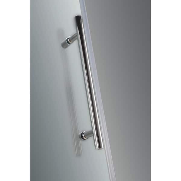 Aston Nautis Gs 66 X 72 Inch Completely Frameless Hinged Shower Door With Glass Shelves Overstock 11351848