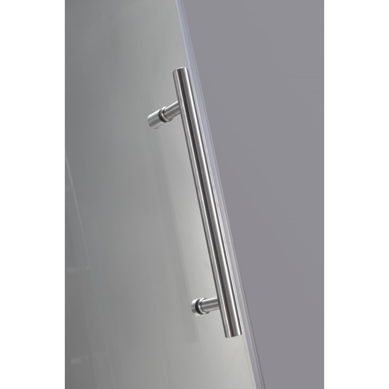 Aston Nautis Gs 68 X 72 Inch Completely Frameless Hinged Shower Door With Glass Shelves Overstock 11351855