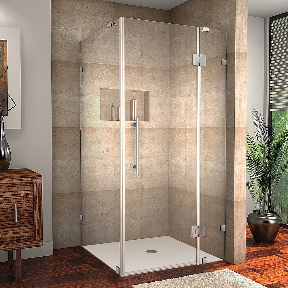 Shop Aston Avalux 38 X 34 X 72 Inch Completely Frameless Shower