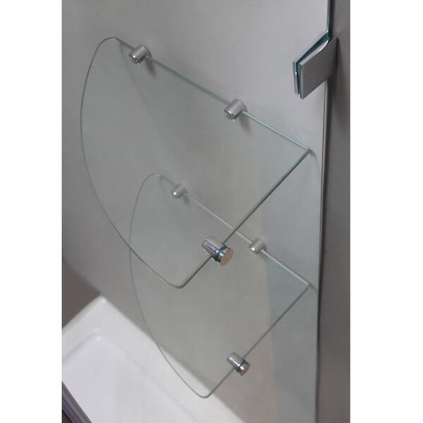Shop Aston Avalux Gs 40 X 30 X 72 Inch Completely Frameless Shower