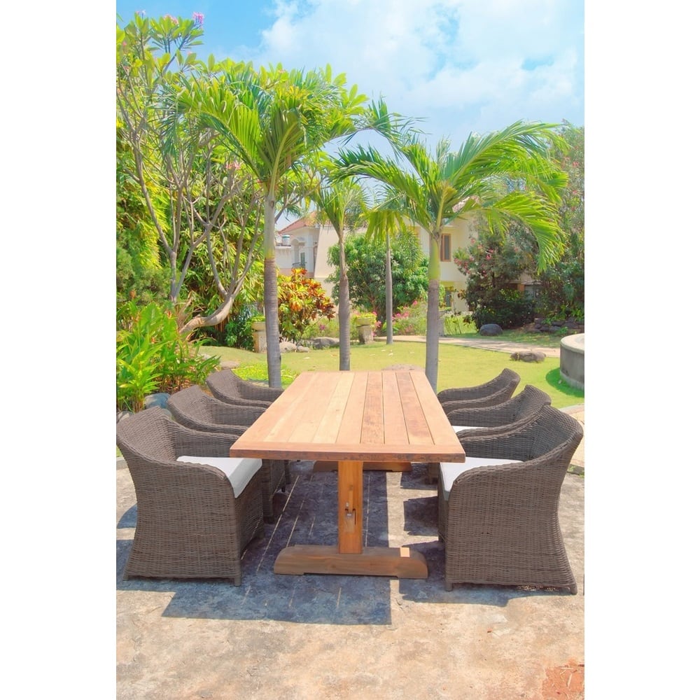 Outdoor Porto Fino Teak Wood Dining Table