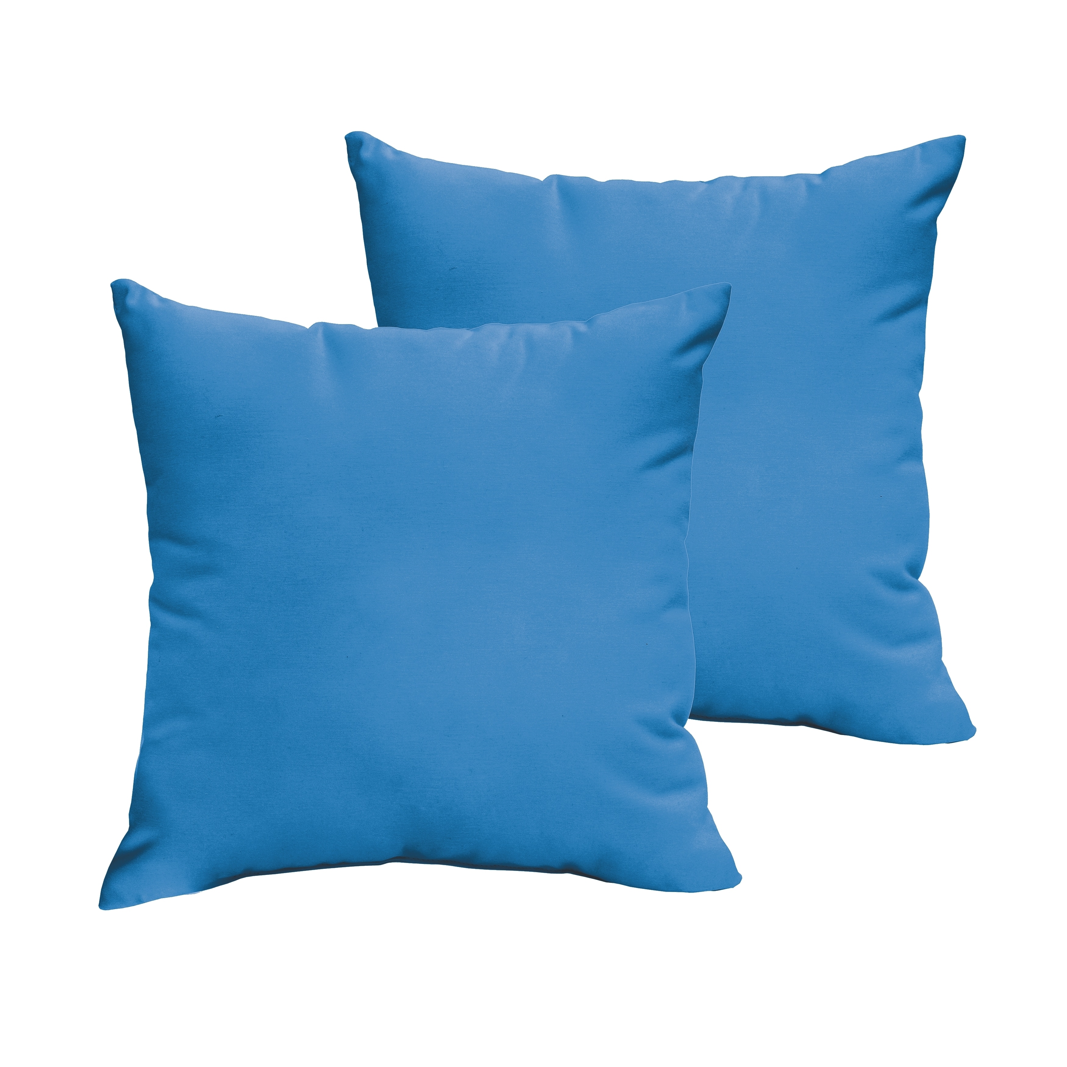 Humble and Haute Sloane Light Blue 18 x 18-inch Indoor/ Outdoor Knife Edge Pillow Set