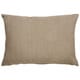 preview thumbnail 2 of 0, Tribal Pattern Taupe/Blue Cotton Poly Fill Pillow - (14 x 20-inch)