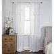 Shop Arden Loft Coquette Collection White Cotton Curtain Panel - Free ...