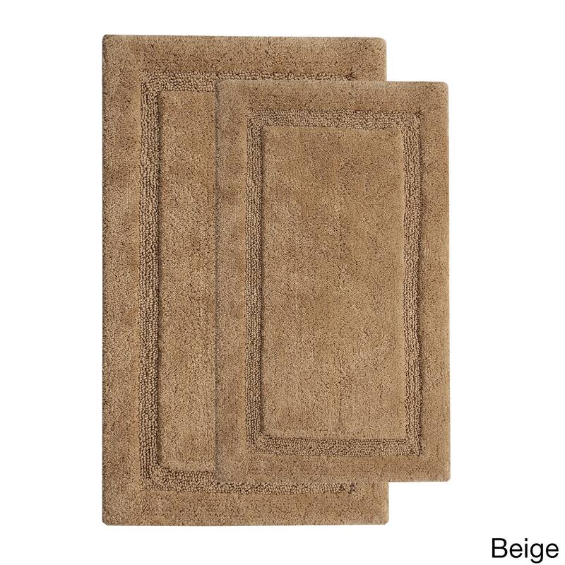 Saffron Fabs Cotton Regency Bath Rug (Set of 2)