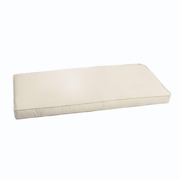 Shop Sloane Ivory 60 Inch Indoor Outdoor Corded Bench Cushion Overstock 11353387