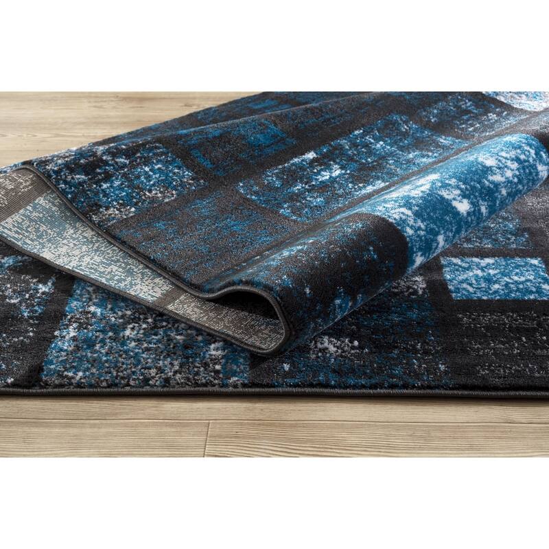 Persian Rugs Modern Turquoise Rug - 2' x 3'
