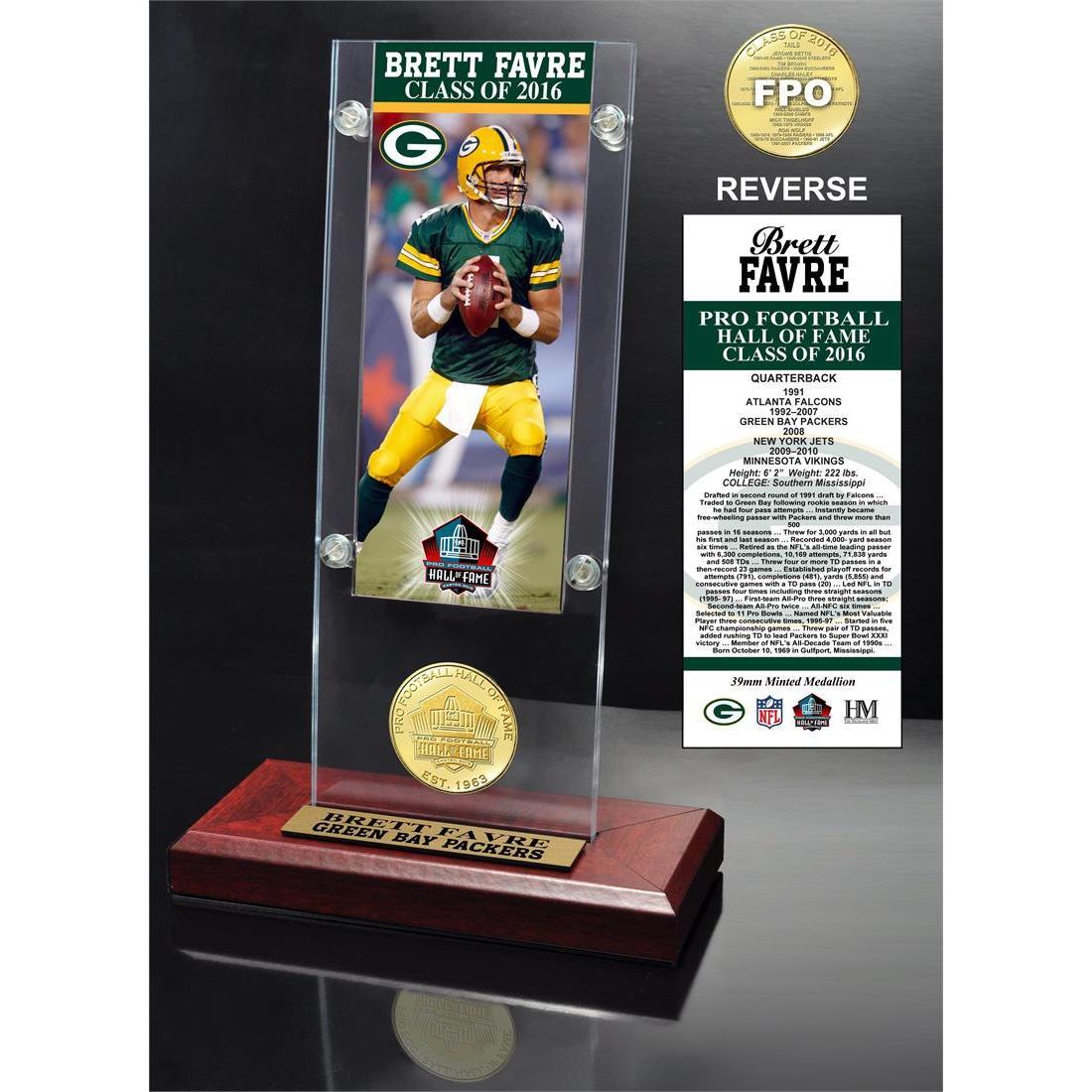 Brett Favre inducted into Pro Football Hall of Fame with mass of