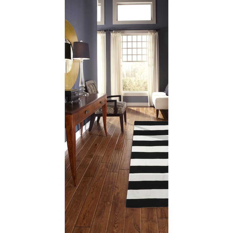 Liora Manne Sorrento Rugby Stripe Indoor/Outdoor Rug