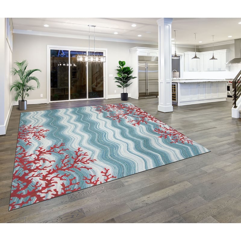 Liora Manne Visions IV Coral Reef Indoor/ Outdoor Area Rug