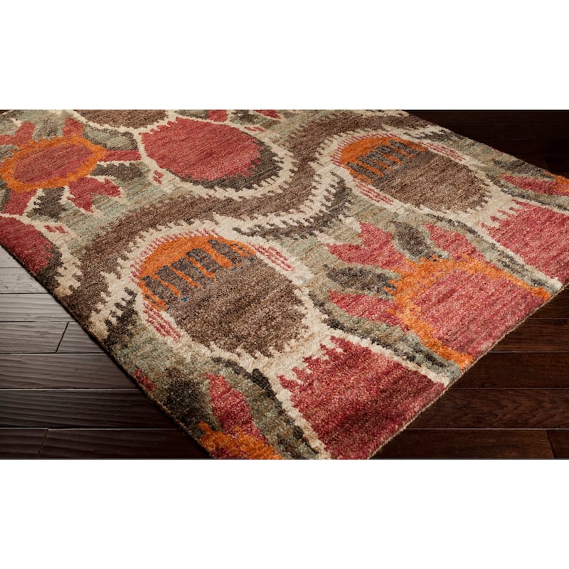 Hand-Knotted Vera Abstract Area Rug